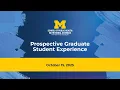 Nutritional Sciences 2025 Prospective Graduate Student Experience virtual session