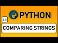 Comparing strings in python