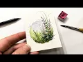 Beginner watercolor spring wildflowers painting tutorial How to paint florals for spring ideas