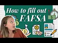 Filing the FAFSA How to Fill Out and Maximize Aid