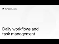 Daily workflows and task management in Linear