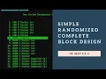 Data Analysis of Randomized Complete Block Design in MSTAT C