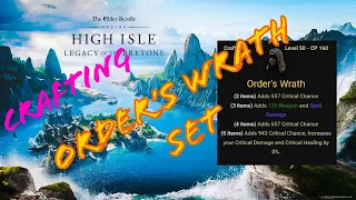 ESO Order s Wrath Where to Craft Easy to get - Amazing New Set