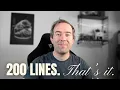 I Built an AI Coding Agent in 200 Lines of Code