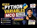 Top 20 Python Variables MCQs with Answers Python Interview Exam Questions Learn With SRP