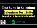Selenium Test Suite - Selenium WebDriver Test Suite in Selenium MaxTAF Selenium Java