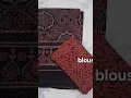Pure Ajrakh Sarees DM to 77600 44334