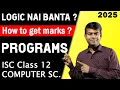 How to Get Marks in Program SEC B ISC Class 12 Computer Science 2025 Exam