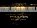Phoebe Bridgers - The Governors Waltz - HIGHER Key (Piano Karaoke Instrumental)