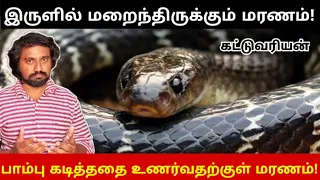 how to detect a snake bite why is there no pain common krait snake tamil