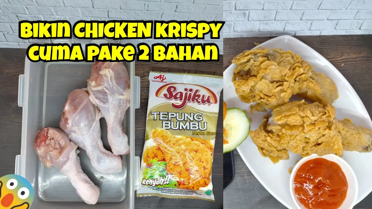 Ayam goreng tepung Simpang Ajuen Ayam goreng crispy Paha Rp6.000,- Dada Rp6.000,- Sayap Rp7.000,- Ma. 