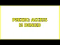 PsExec Access is denied