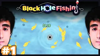 Pescando com um BURACO NEGRO e UPGRADES 🎣 Black Hole Fishing - #1