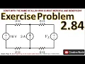 Chapter 2 Exercise Problems 2 84 Solution Linear Circuit Analysis