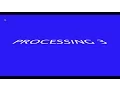 Processing python mode text effect 2