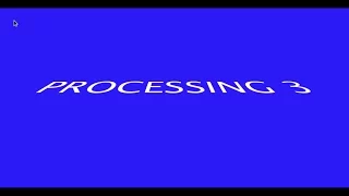 Processing python mode text effect 2
