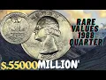 1988 D Washington Quarter - A Hidden Collectible Gem Worth Money Rare Varieties Inside