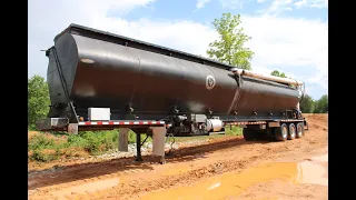 2008 Ledwell Sons Enterprises 53 Feed Trailer Online at Tays Realty Auction LLC