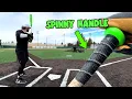 Hitting with the EASTON MAKO TORQ bat with the spinny handle BBCOR Baseball Bat Review