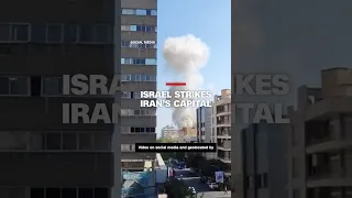 Israel Strikes Iran S Capital 