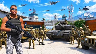 Franklin Turns His House into a SECRET MILITARY BASE in GTA 5! 😱🔥 | Dhanu Dino
