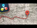 The Map TRAVEL Effect by Indiana Jones Davinci Resolve Tutorial