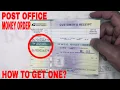 How To Get A Money Order From USPS Post Office