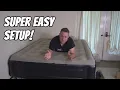 This InnoTruth Queen Air Mattress has a Built-in Pump - Super easy to setup