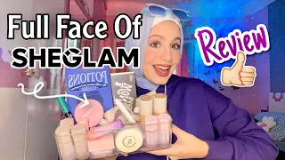 ميك اب كامل باستخدام منتجات شيجلام بس ما توقعت النتيجة ابد ا FULL FACE OF SHEGLAM 