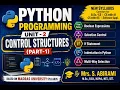 Python Unit-2 Control Structures Part-1 in Tamil Madras University syllabus