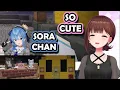 Download Lagu [Tokino Sora] When Sora Making Her Food Truck \u0026 Stuffed Toy Shop With Suisei [Minecraft]