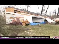 Widespread damage in Cass County - 4 30 p m