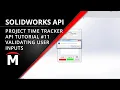 Project Time Tracker - Validating User Inputs