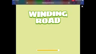 winding road is glitched