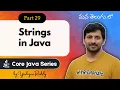 Strings in Java in Telugu Creation Methods Comparison Explained Core Java