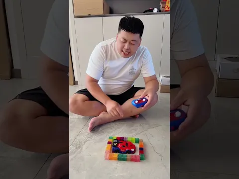 This RC Car Can CLIMB WALLS! 😱🚗🧱 Crazy Remote Control Car! #funny #gift #viral #comedy