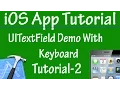UITextField iOS Tutorial using Objective C Accept User Input