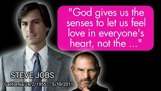 Download STEVE JOBS LIFE MOTIVATION QUOTES |God gives us the senses to let us feel love .. @Quotes100 MP3