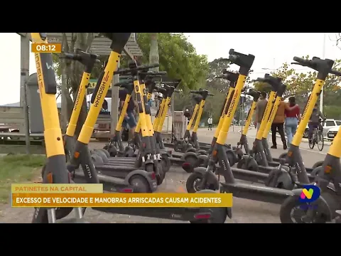 Patinetes em Florianópolis: excesso de velocidade e manobras arriscadas causam acidentes