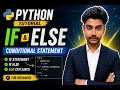Python Tutorial for Beginners If Else Statement Explained in detailed