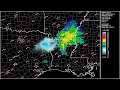2020 Cristobal - Shreveport LA WSR-88D Radar Animation 1280x720