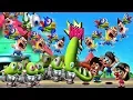 Zombie Tsunami Update Special Event New Space Zombies and Legendary Zombird Eat Civilians-Gameplay