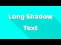 Long Shadow Text Encrypted Code
