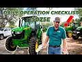 What to Check Daily on your John Deere 5075E