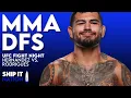 UFC Fight Night Hernandez vs Rodrigues MMA DraftKings DFS Picks Plays Process