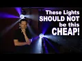 Download Lagu What a GREAT deal!  New Bee Eye Moving Head Lights from UKING.  You gotta see them.