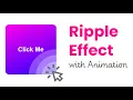 Create a Ripple Effect on Click for a Card Full HTML CSS JavaScript Tutorial