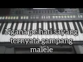 Oto so sambar (Gunawan) karaoke musik asli nada rendah
