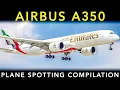 Lagu 34 BEST AIRBUS A350 LANDING \u0026 TAKEOFF in 20 MINS | PLANE SPOTTING compilation
