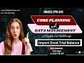 LIVE Webinar Oracle Core Planning - Using Excel Trial Balance to Import Data